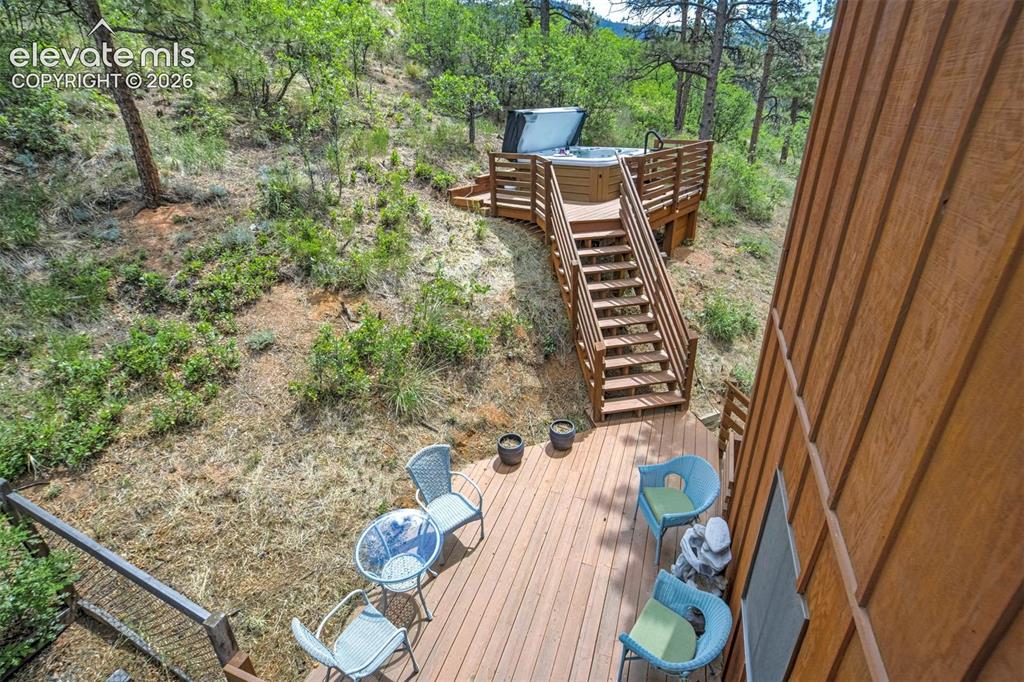 Image 32 of 43: Deck to Hot Tub