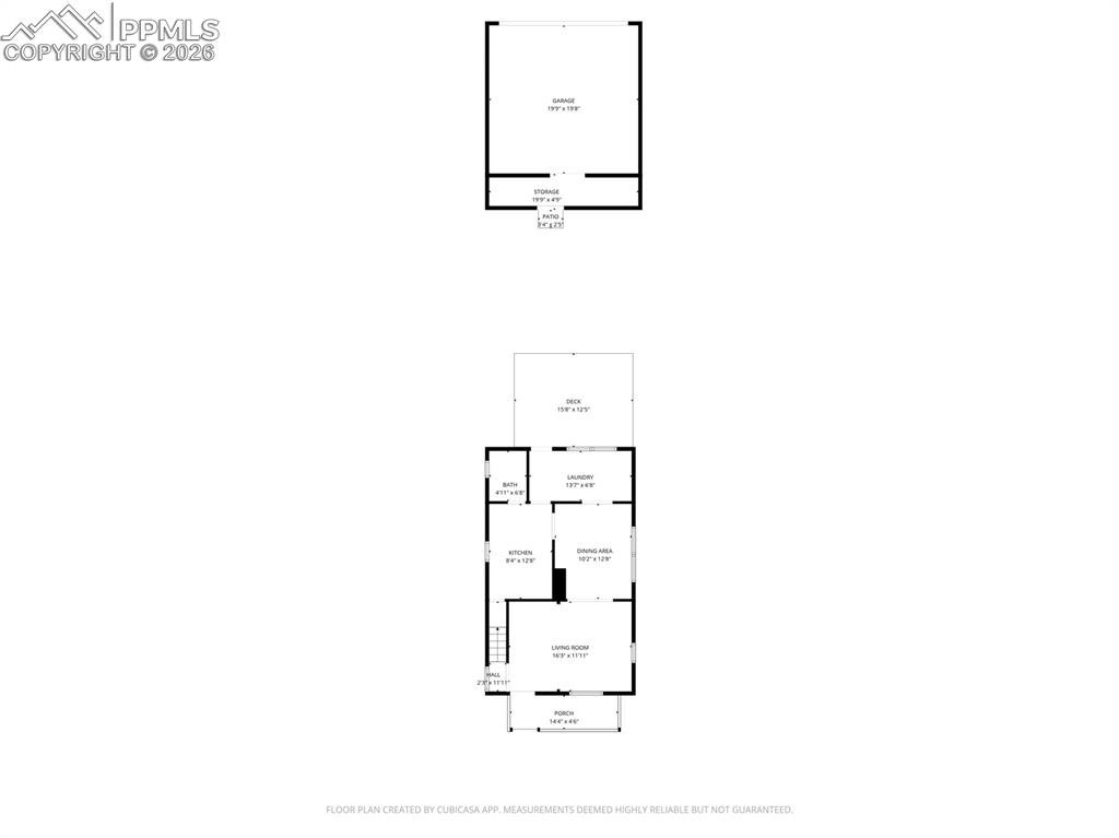 Image 27 of 29: Main Level, including garage