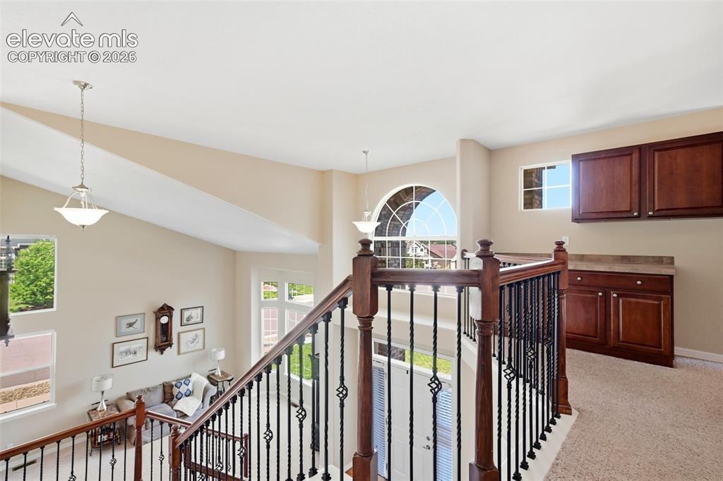 Image 33 of 50: A loft area on upper level can serve in many ways!