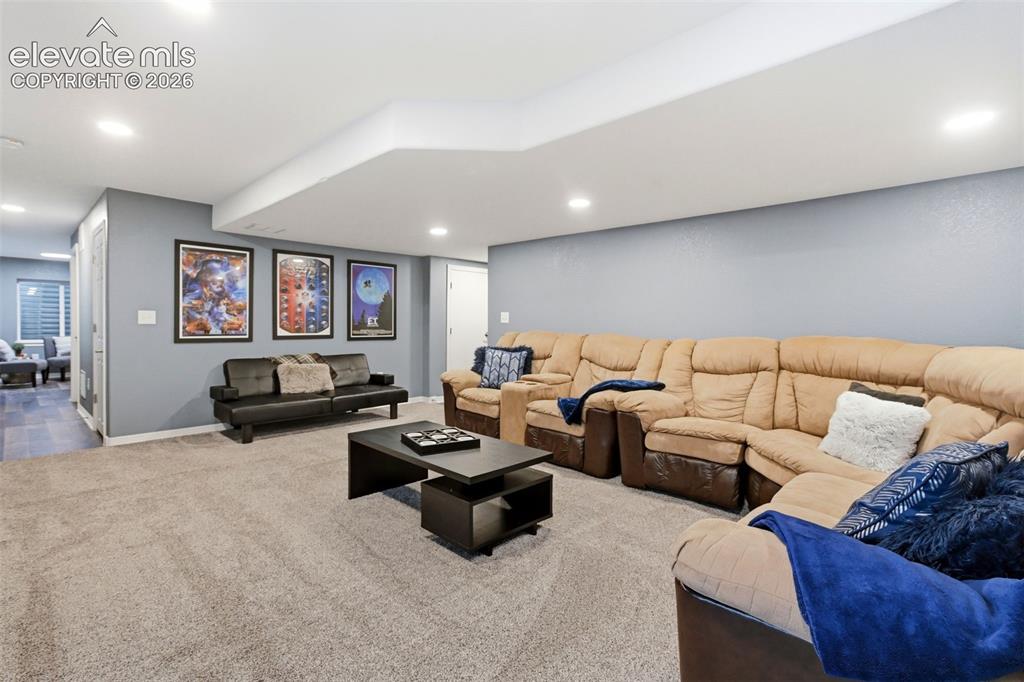 Image 42 of 50: Large basement space with many options for use!