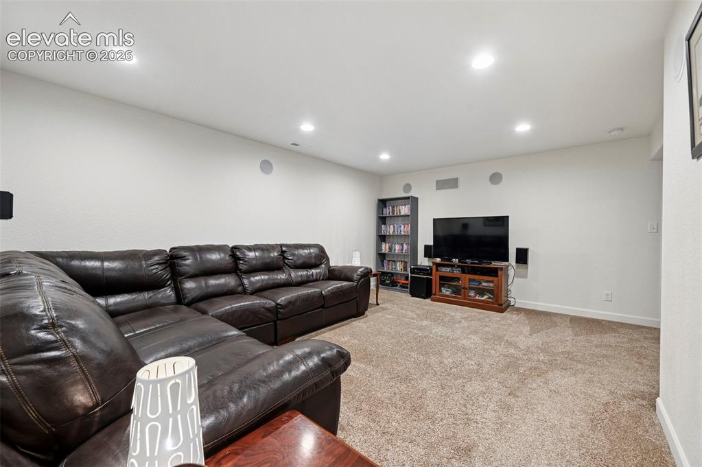 Image 35 of 50: Family Room in Basement