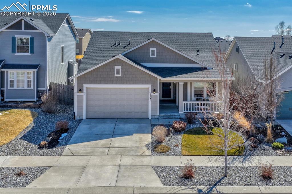 Caption: Indigo Ranch Main Level Living with Gardens and Pikes Peak View!