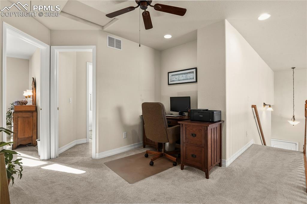 Image 28 of 41: Loft/ Office on upper level.