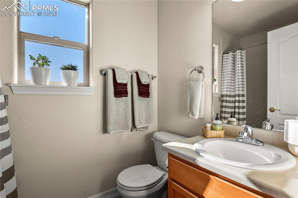 Image 31 of 41: Additional view of upper level bathroom.