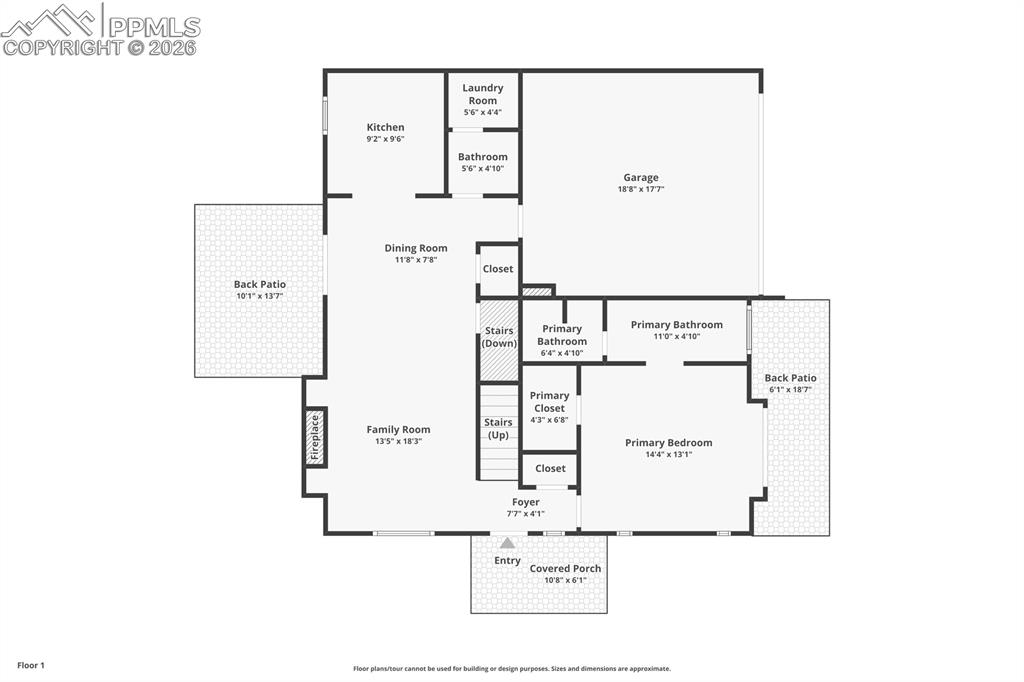 Image 39 of 41: Main level floorplan
