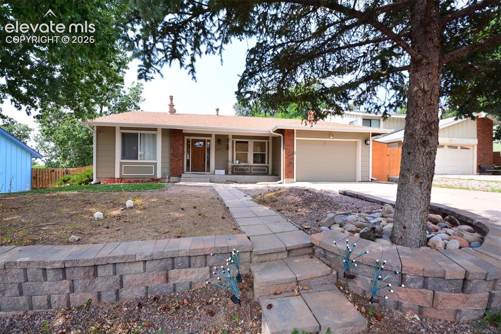 Caption: Front of home