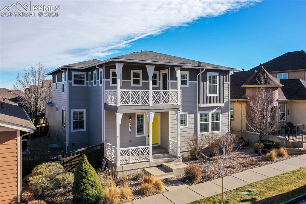 Caption: Front of Structure