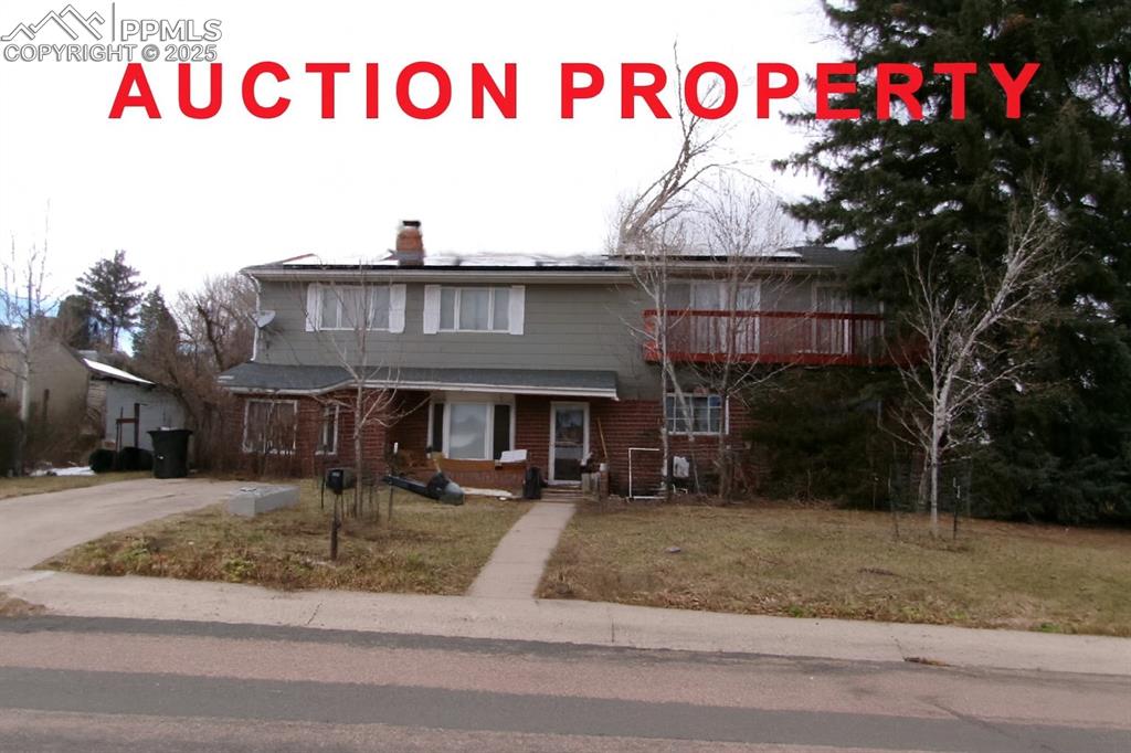 Caption: Front of Structure