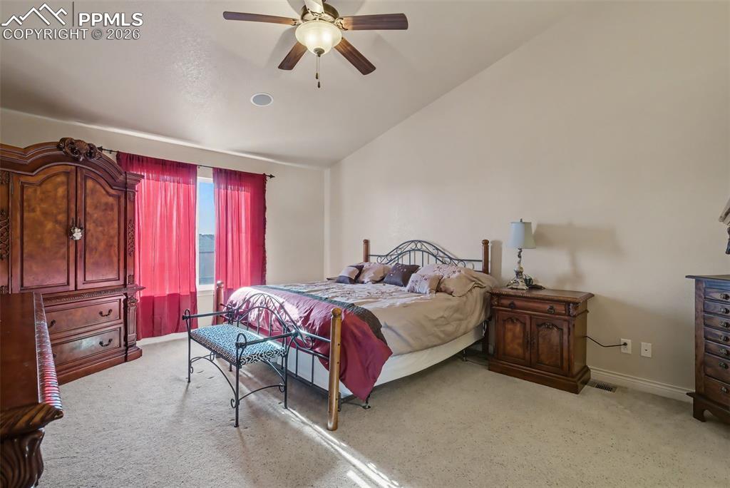 Image 28 of 49: Spacious primary bedroom