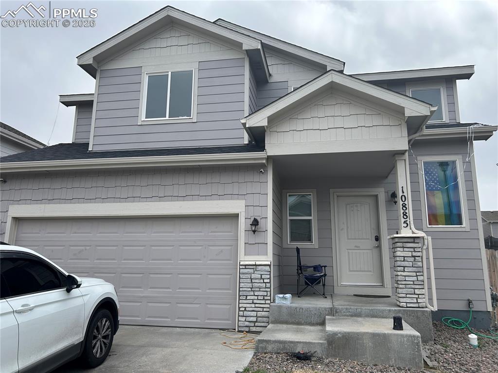 Caption: Front of Structure