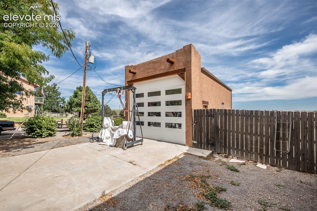 Image 41 of 50: RV Garage/Multi purpose structure with 220.