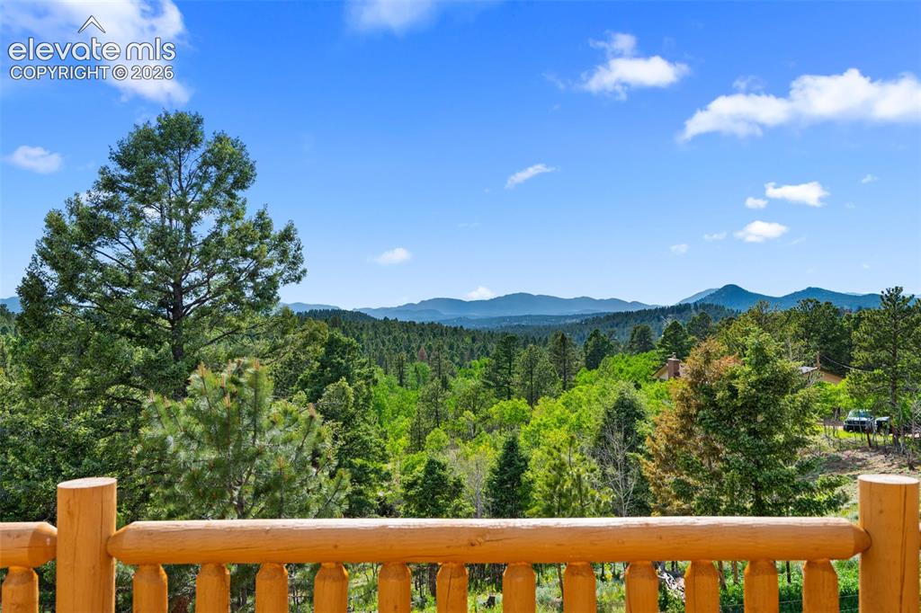 Image 22 of 39: Picture perfect view from the back deck