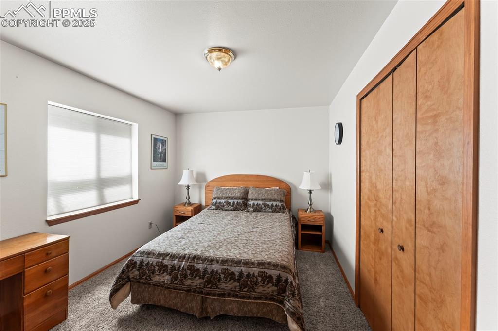 Image 28 of 36: 2nd Bedroom with carpet and a closet