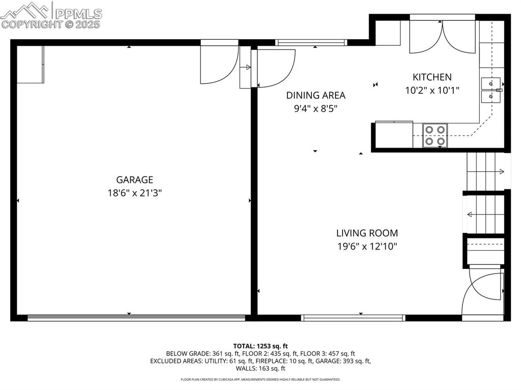 Image 44 of 47: View of floor plan / room layout
