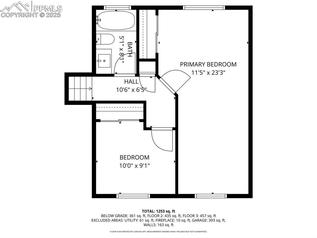 Image 45 of 47: View of floor plan / room layout