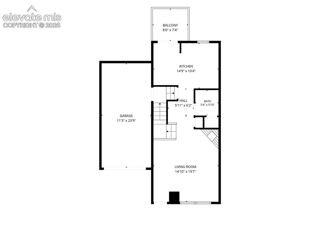 Image 40 of 43: Main Level Floor Plan
