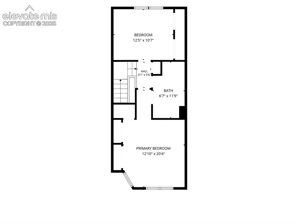 Image 41 of 43: Upper Level Floor Plan