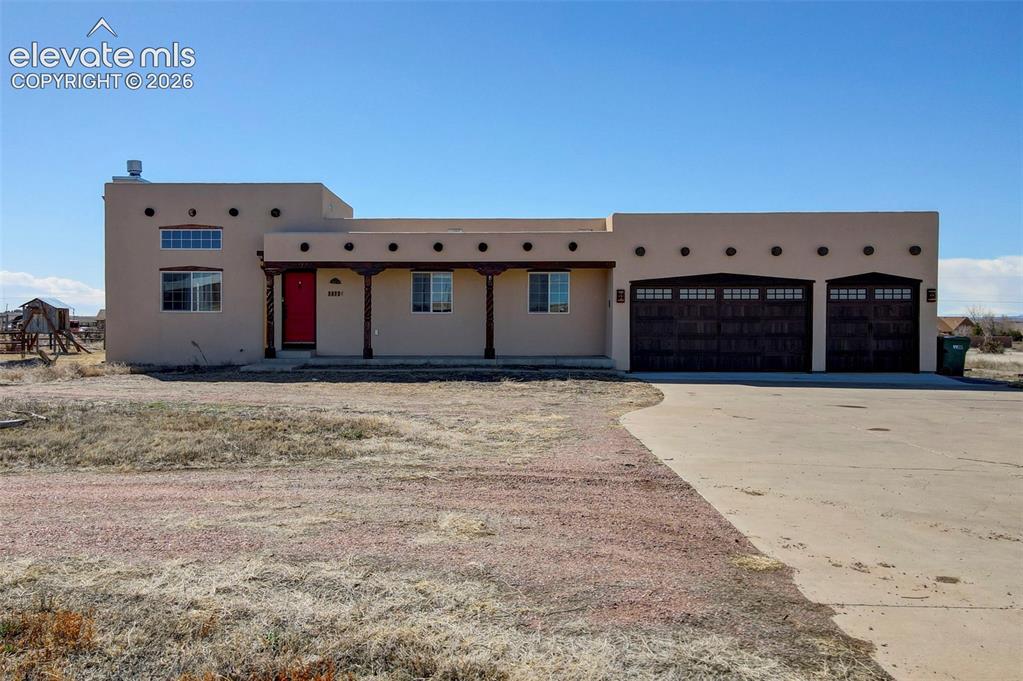 Caption: Front of Structure