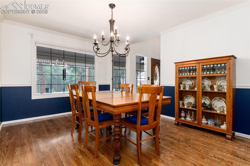 Image 15 of 41: The formal dining room
