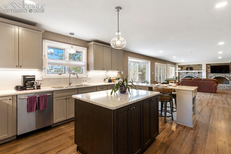 Image 12 of 47: Custom kitchen