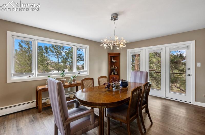 Image 21 of 47: Walks out to large private back yard