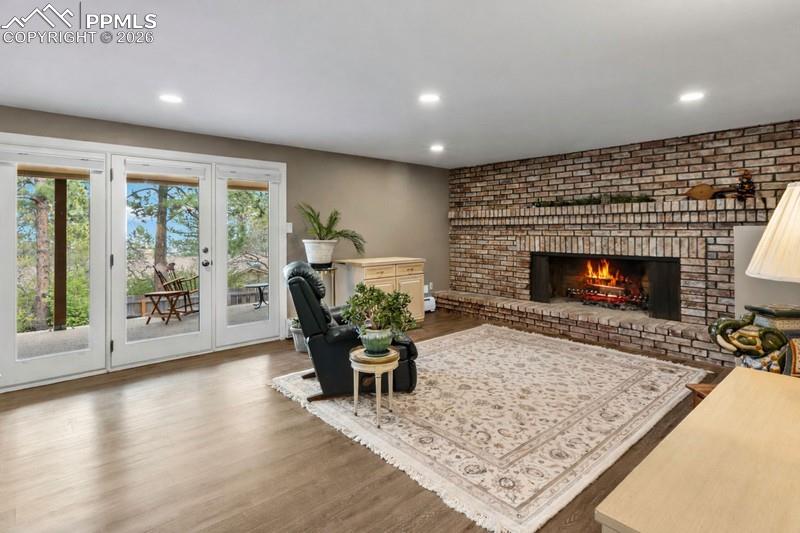 Image 27 of 47: This awesome room could be a sweet bedroom or rec room!