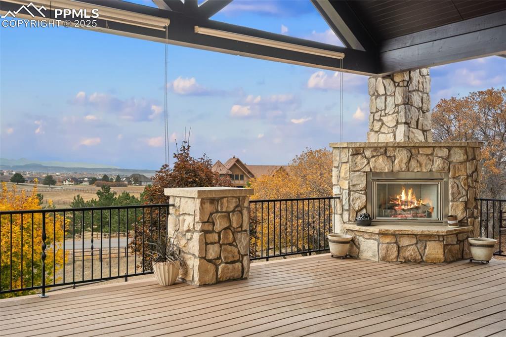 Image 16 of 50: Cozy up to a warm fire on cold winter days while enjoying the outdoors, whe