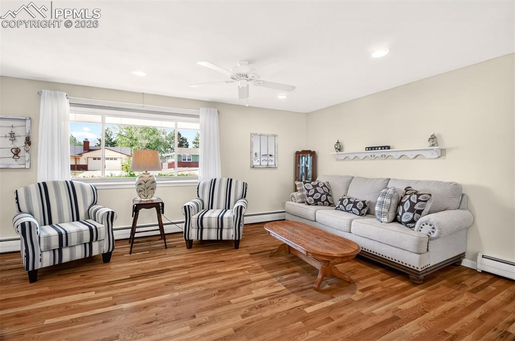 Image 6 of 39: Oversized Main Level Living Room