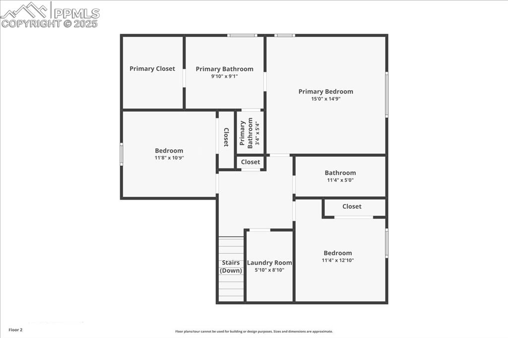 Image 33 of 35: View of floor plan / room layout