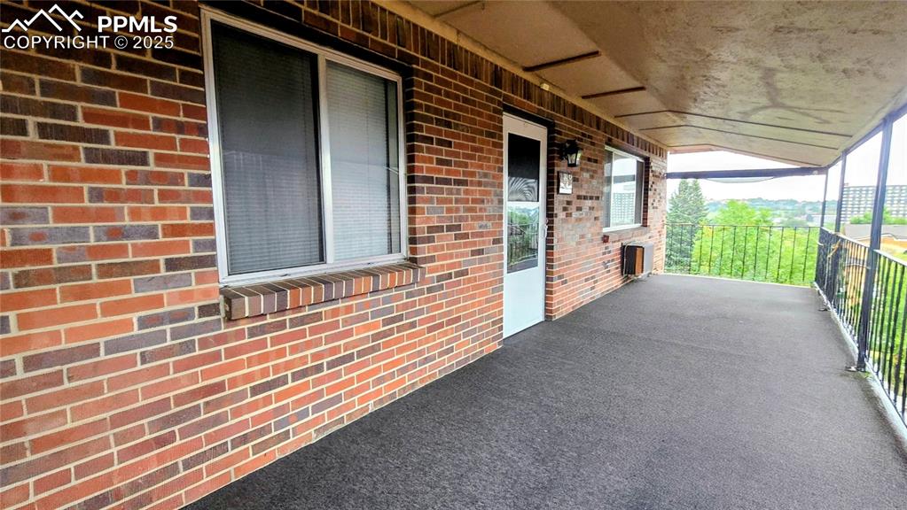 Caption: Front View pf private porch