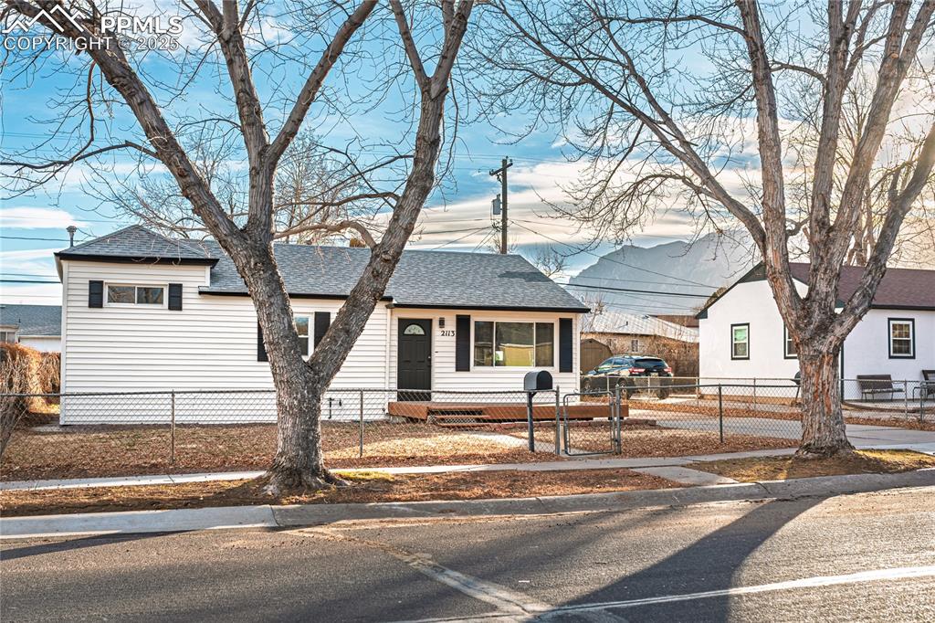 Caption: Front of Structure