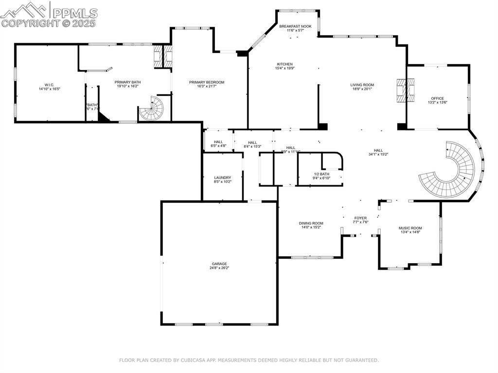 Image 45 of 47: Main Level Floor Plan