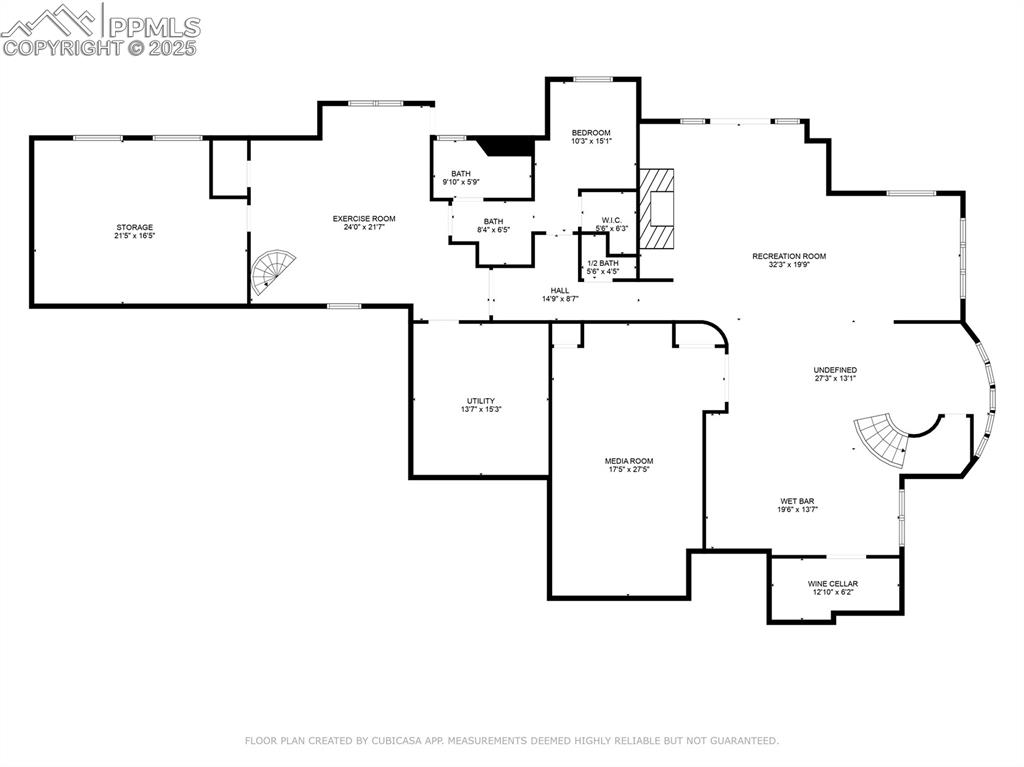 Image 46 of 47: Lower Level Floor Plan