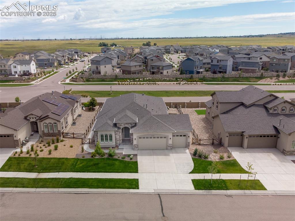 Image 2 of 46: Aerial view of residential area
