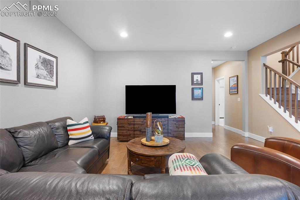 Image 29 of 48: Great space for watching games or movies.