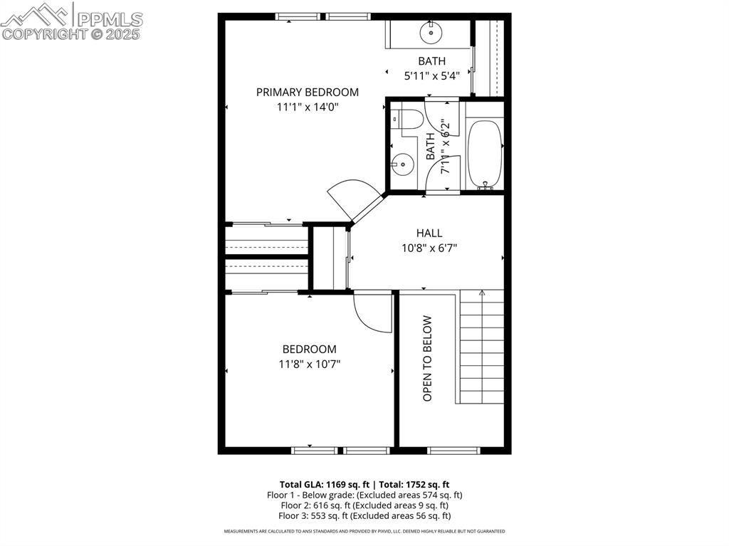 Image 38 of 39: Upper Level Floor Plan!