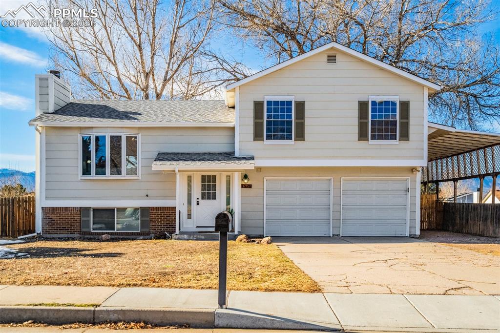 Caption: Front of Structure