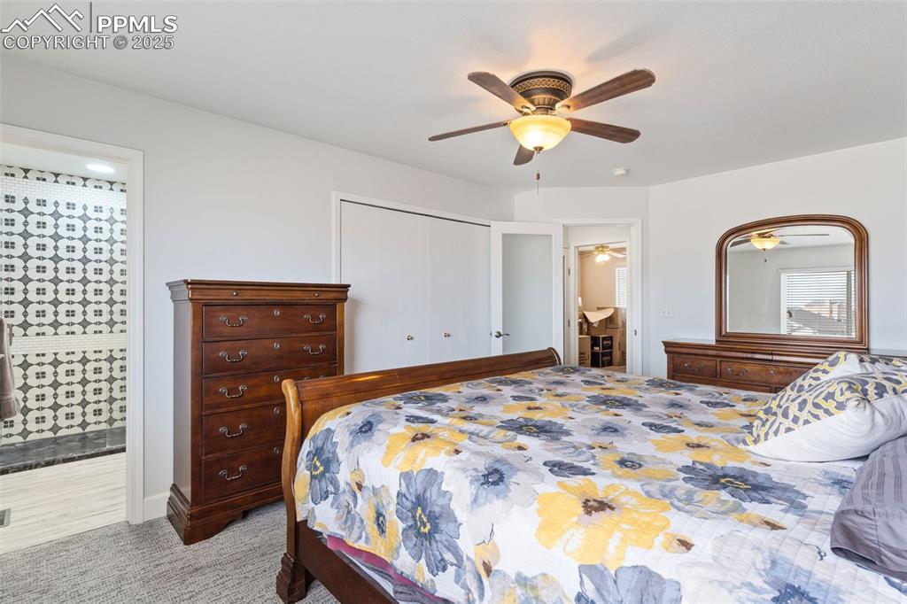 Image 13 of 28: Roomy Primary Bedroom w/ en-suite bath