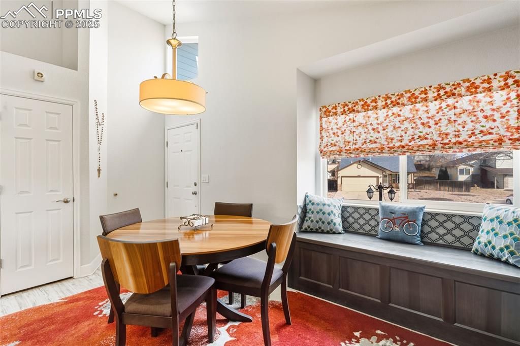 Image 9 of 28: Charming Window-Seat w/ Hidden Storage