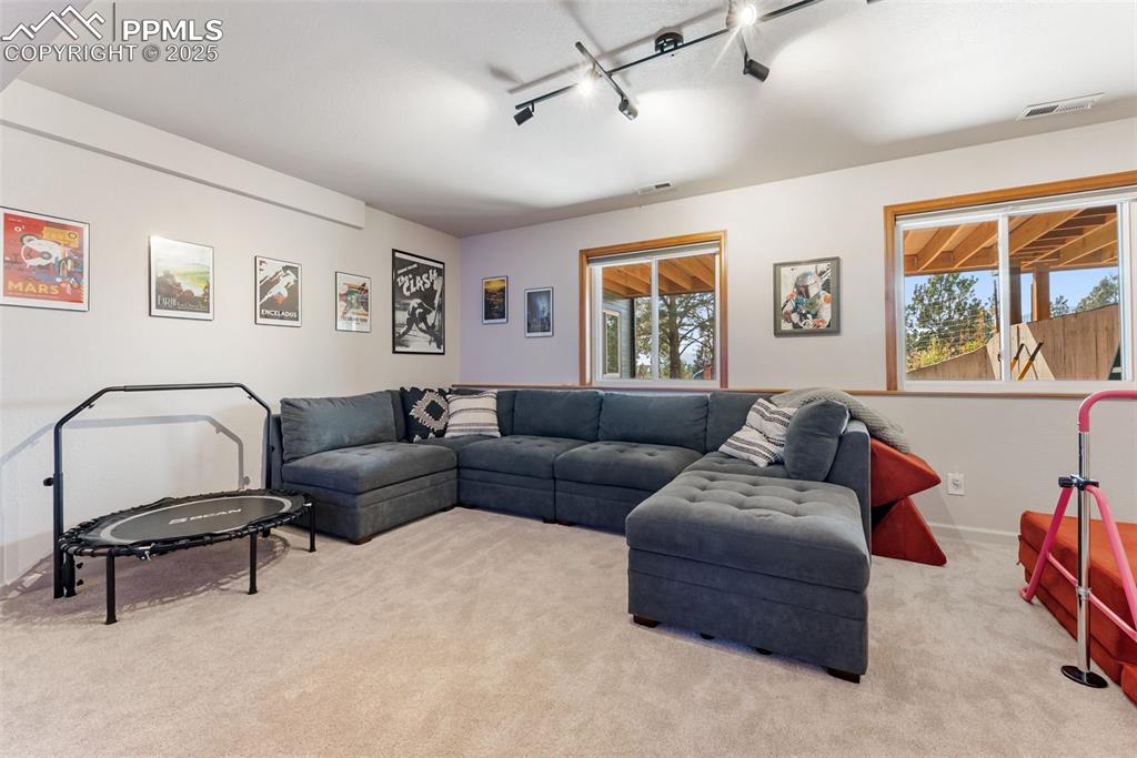 Image 27 of 50: Basement Family Room