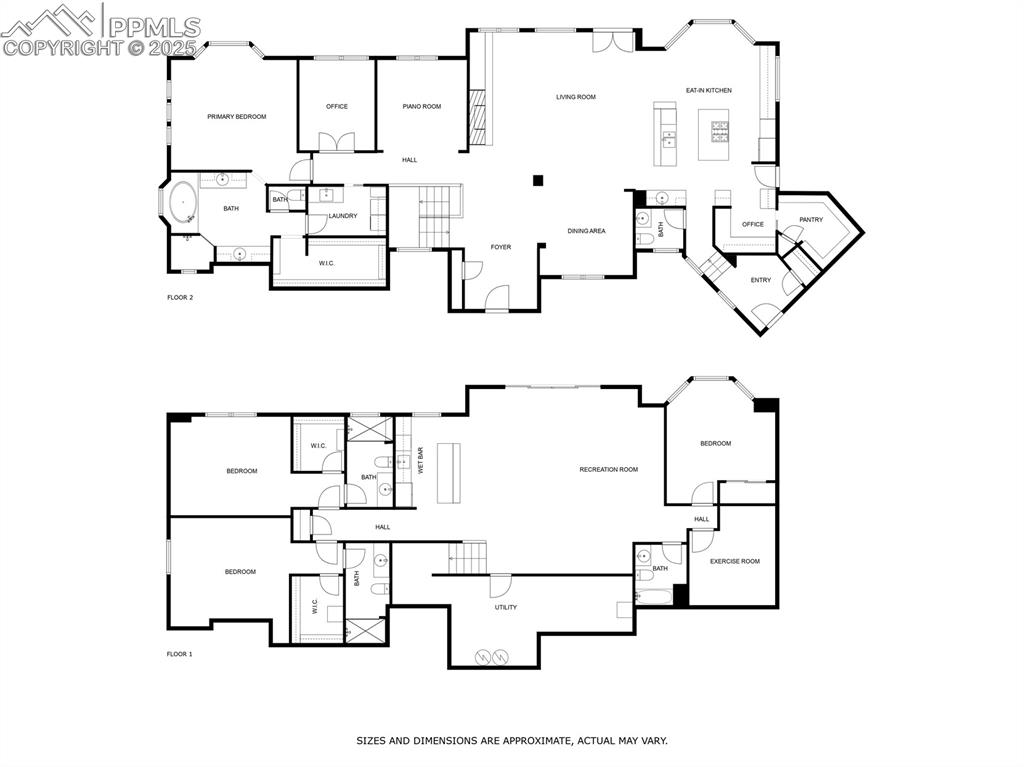 Image 19 of 24: View of floor plan / room layout