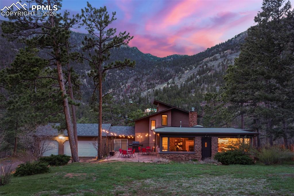 Caption: Back of Structure