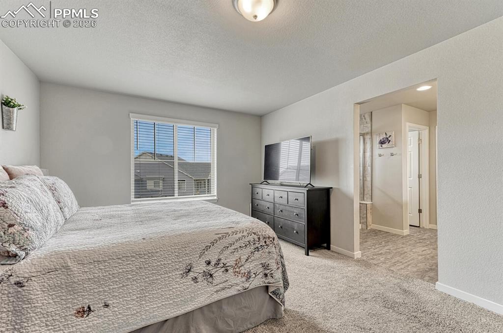 Image 29 of 50: The Primary Bedroom features an Ensuite Shower Bathroom.