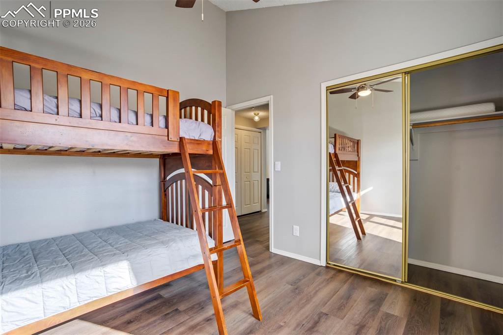 Image 26 of 43: Bedroom 2 with mountain view