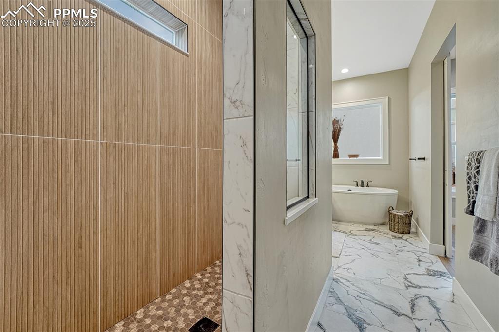 Image 22 of 50: Master Bathroom- Walk In Shower