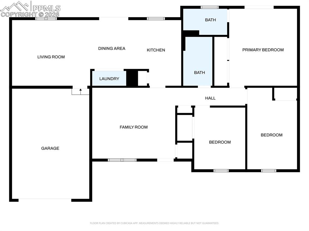Image 37 of 38: View of floor plan and room layout