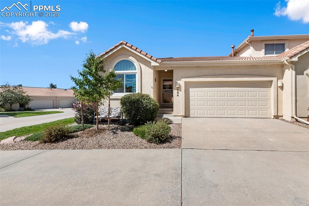 Caption: Front of home