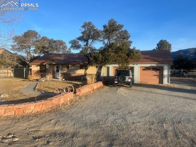 Caption: Front of Structure