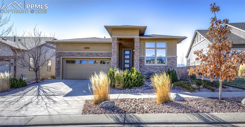 Caption: Front of Structure