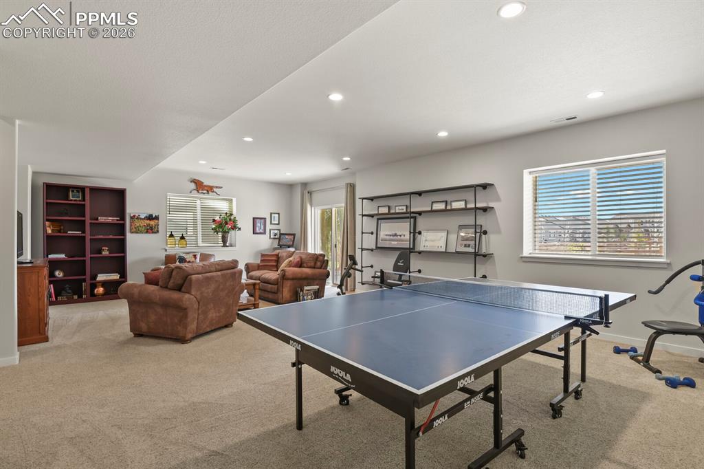 Image 28 of 50: Spacious Rec Room